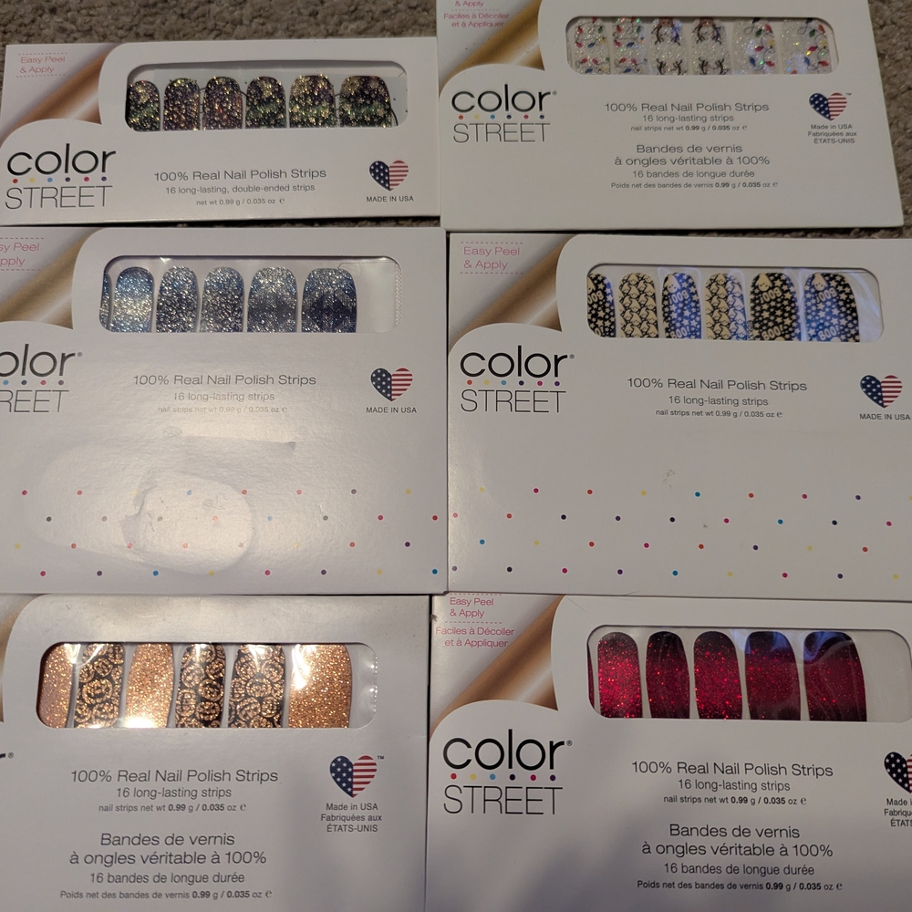 Color Street Nail Polish Strips Set